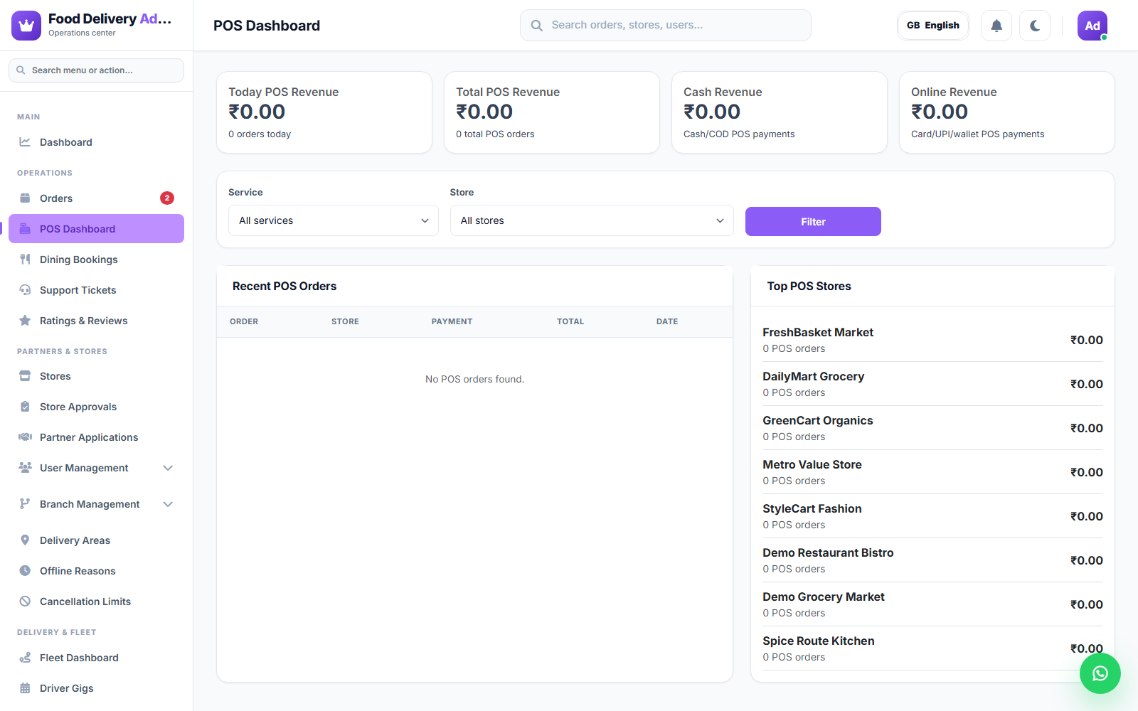 POS Dashboard