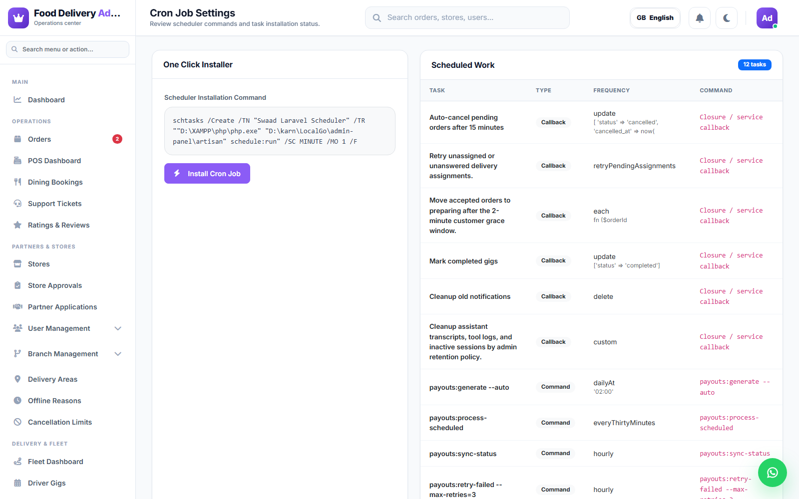 Cron Jobs